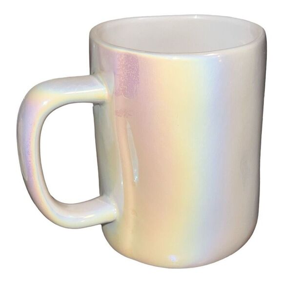 Rae Dunn  “Eye Candy” 16 oz irridescent mug - Picture 2 of 2
